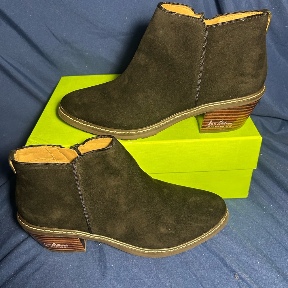 Sam Edelman- PRYCE, BLACK SUEDE, women sw